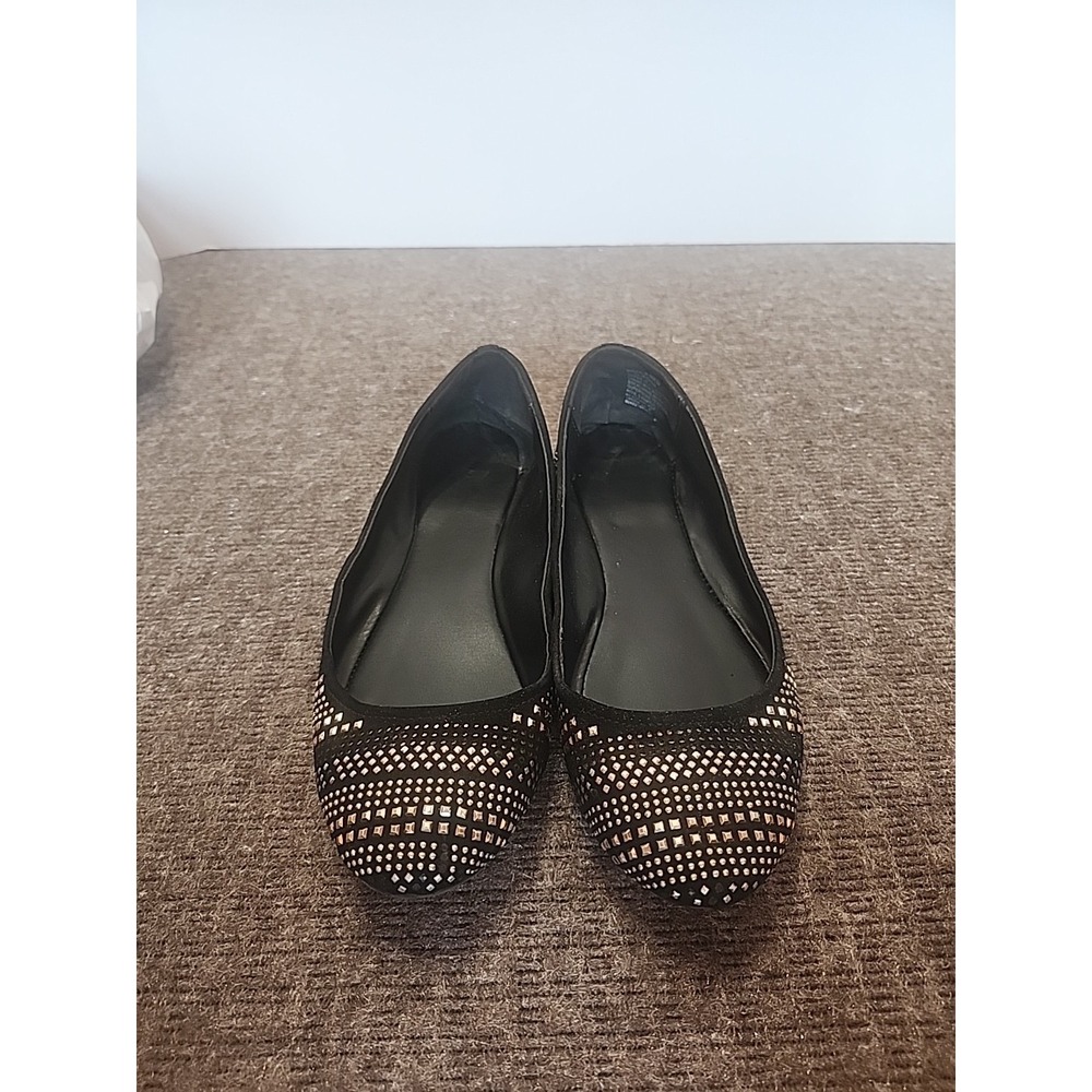 Apt. 9 Black Studded Ballet Flats